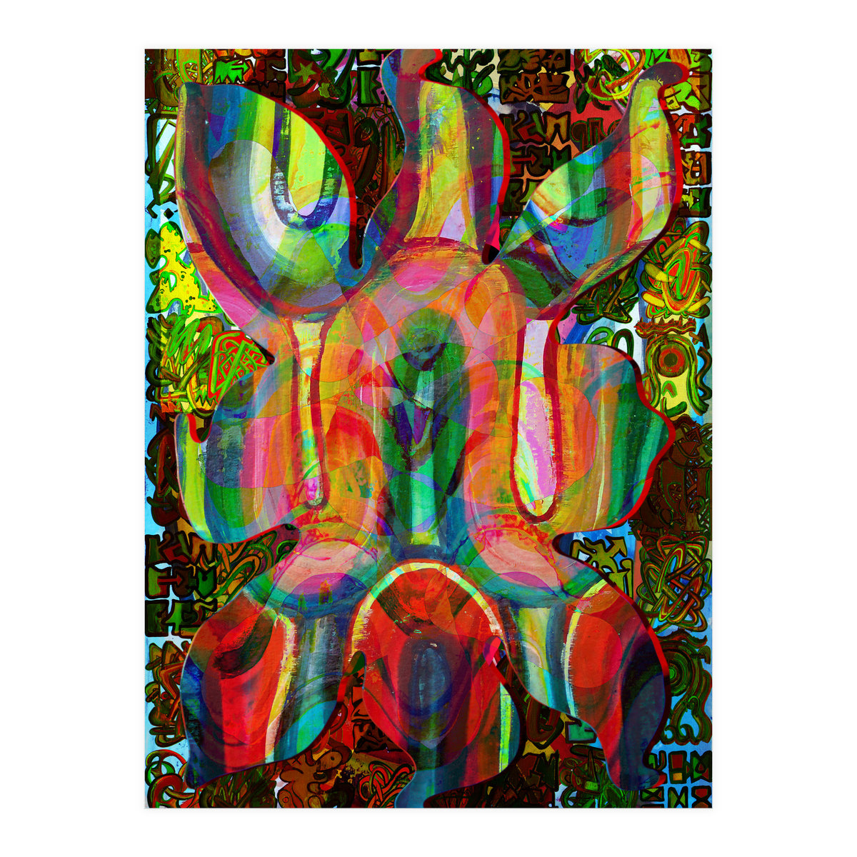 Pop Abstract 2023 Tapiz 105 (Print Only)