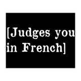 Judges You In French (Print Only) thumbnail