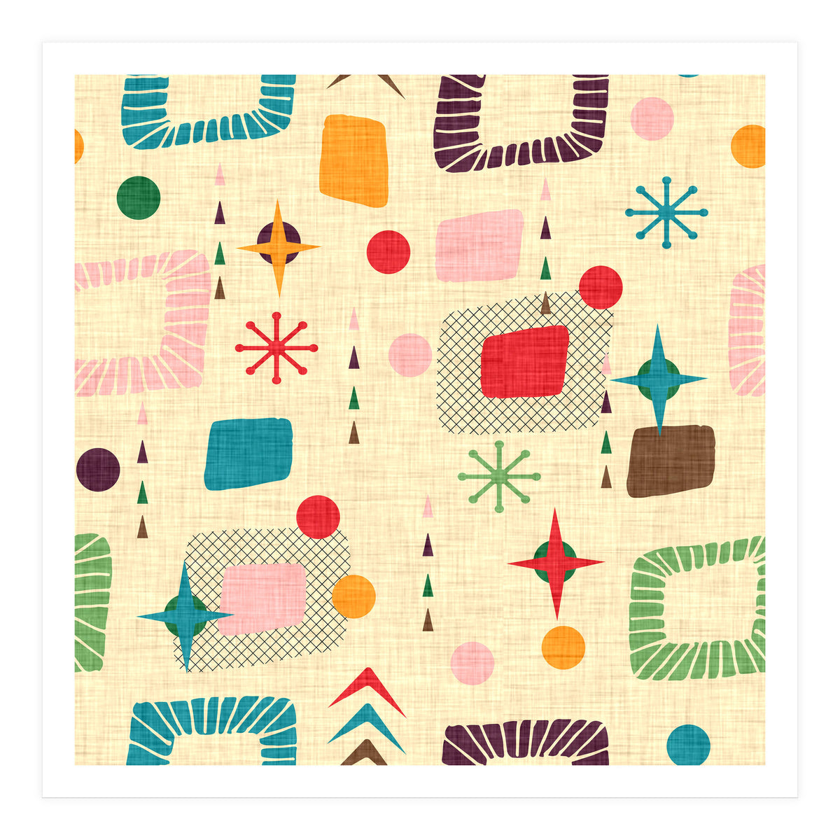 Atomic Pattern  (Print Only)