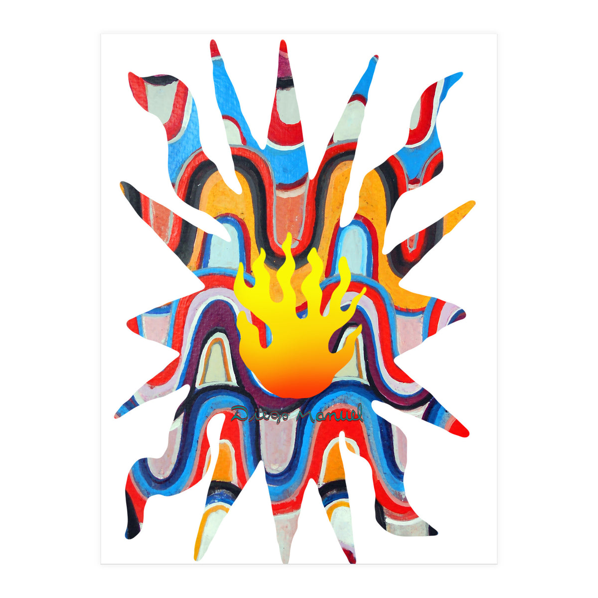 Fuego 34 Copia (Print Only)