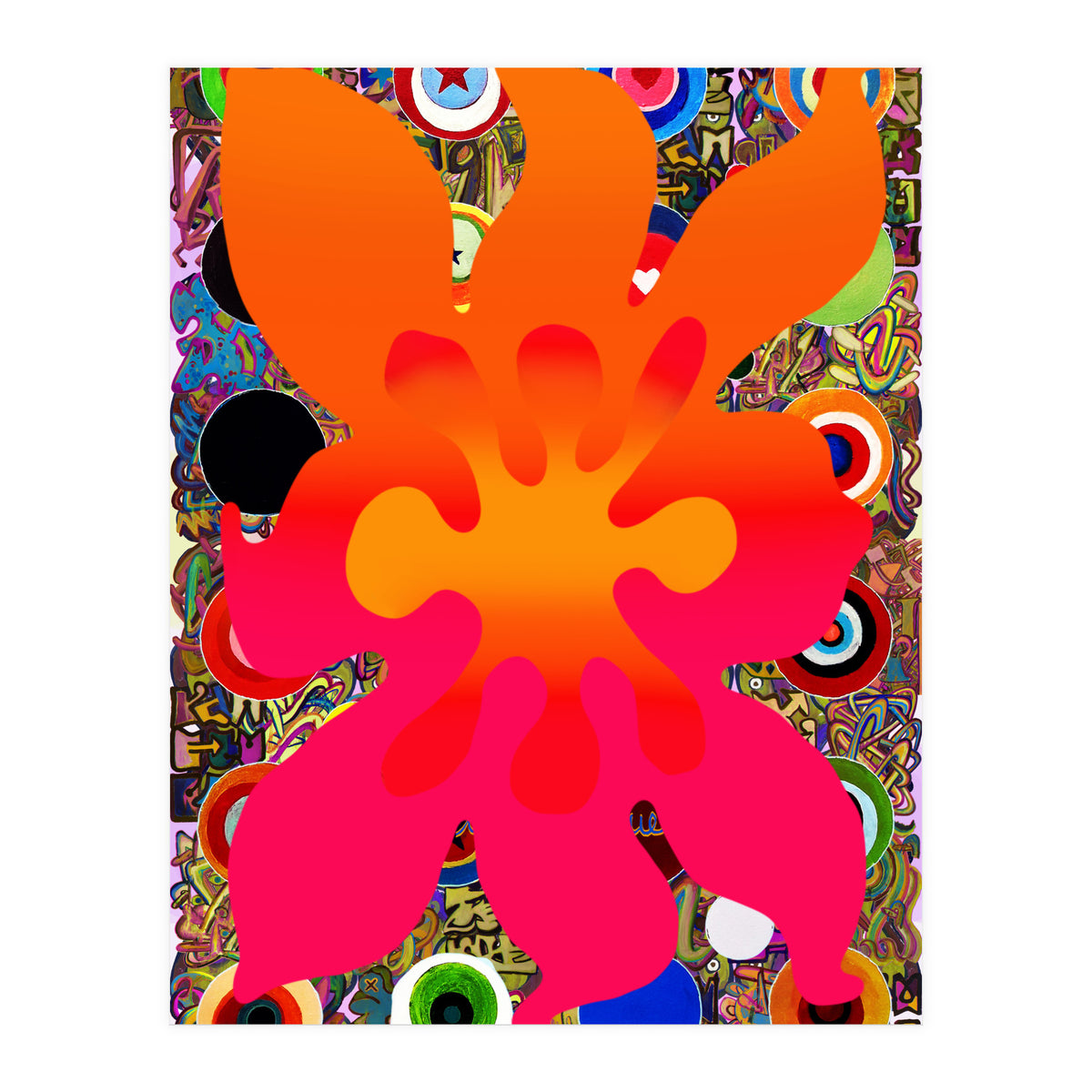 Fuego Y Graffiti 82 (Print Only)