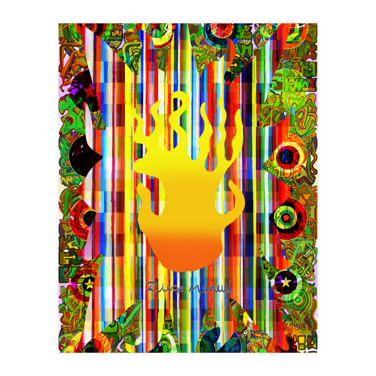 Fuego Y Graffiti 18 (Print Only)