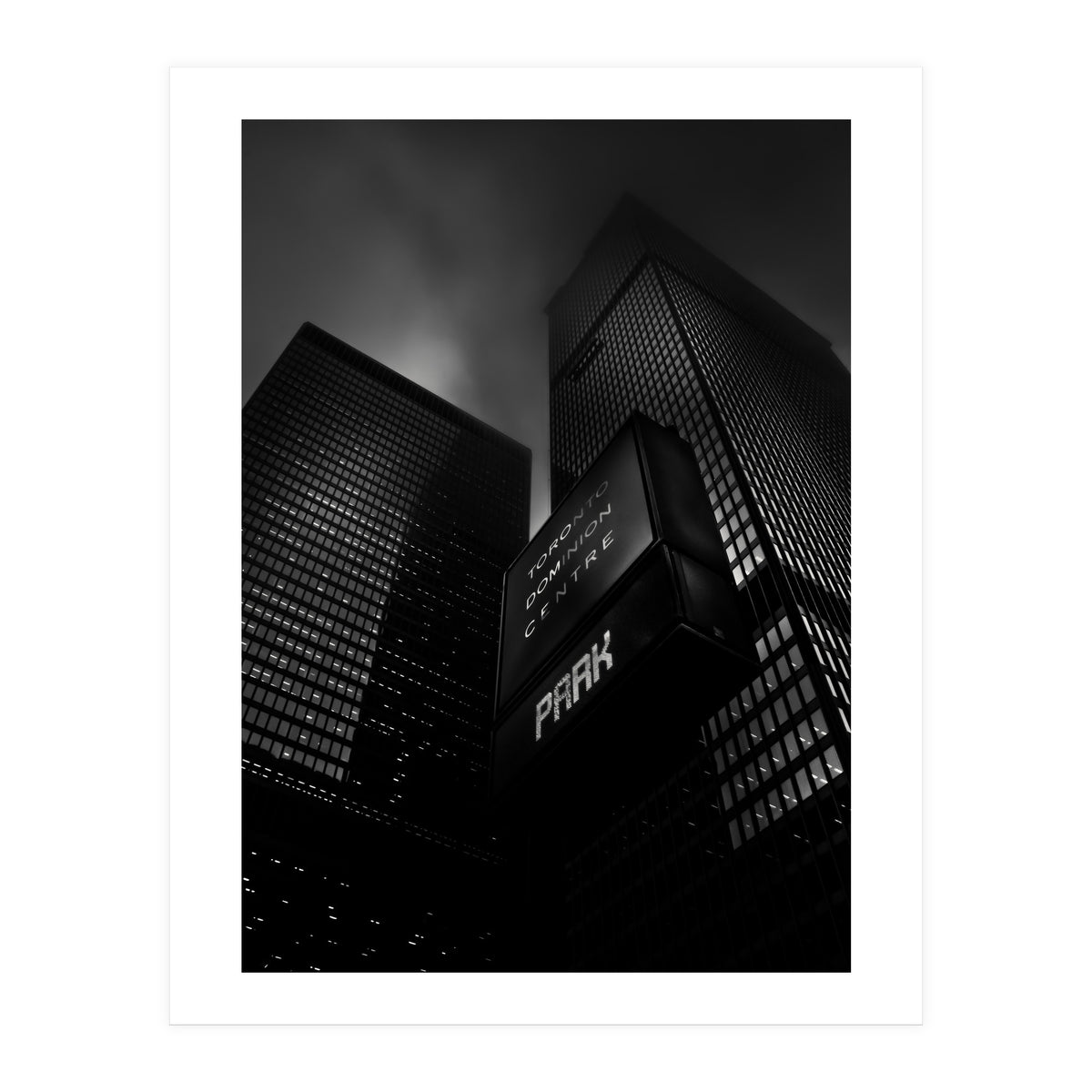 Downtown Toronto Fogfest No 16 (Print Only)