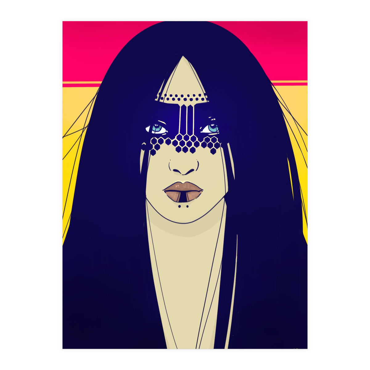 Tribal Lady (Print Only)