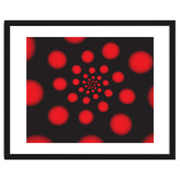 Red Spiral Dots