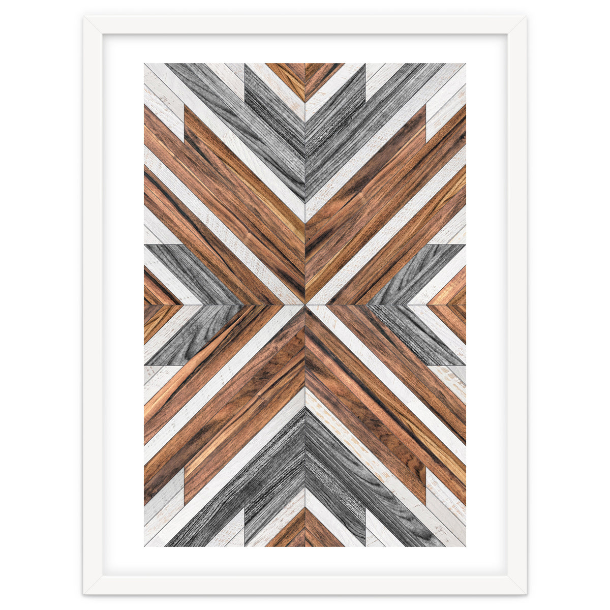 Urban Tribal Pattern No.4 - Wood