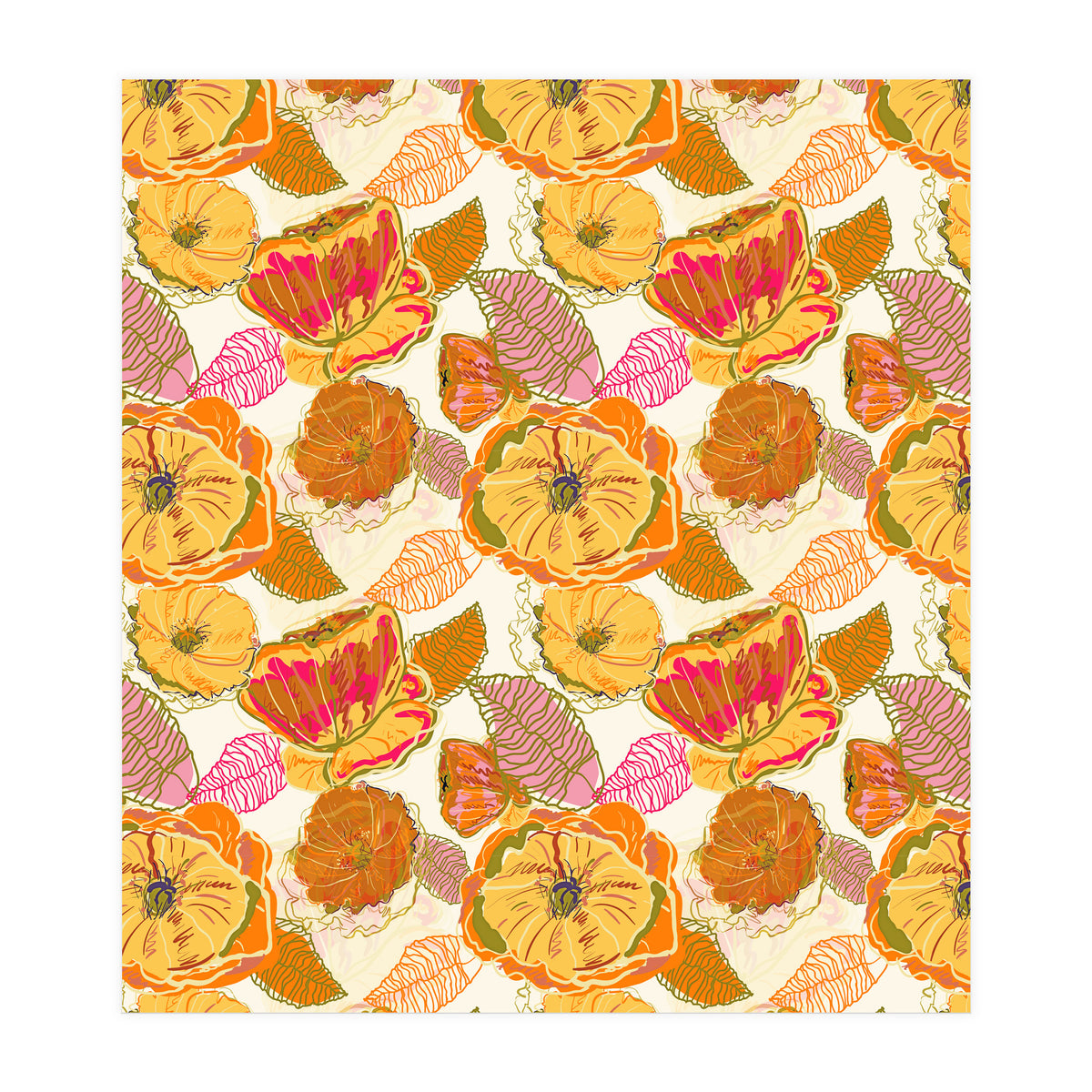 Pattern Floral Pattern (Print Only)