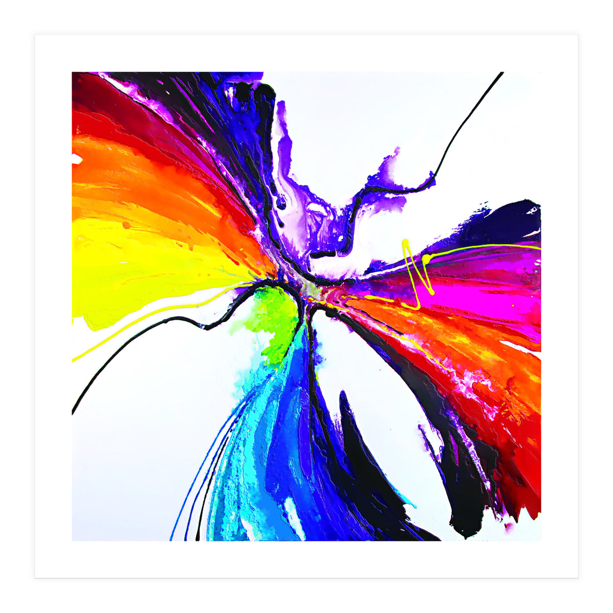 Abstract Art Britto - QB294 (Print Only)