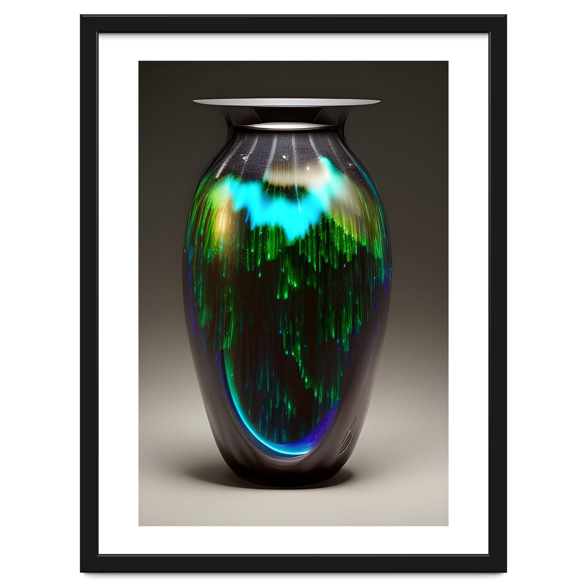Antique Cosmic Vase Digital AI Art