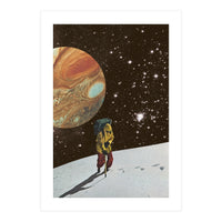 Hiking On The Moon (Print Only)