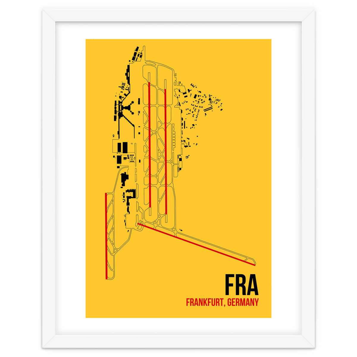 Frankfurt Airport Layout