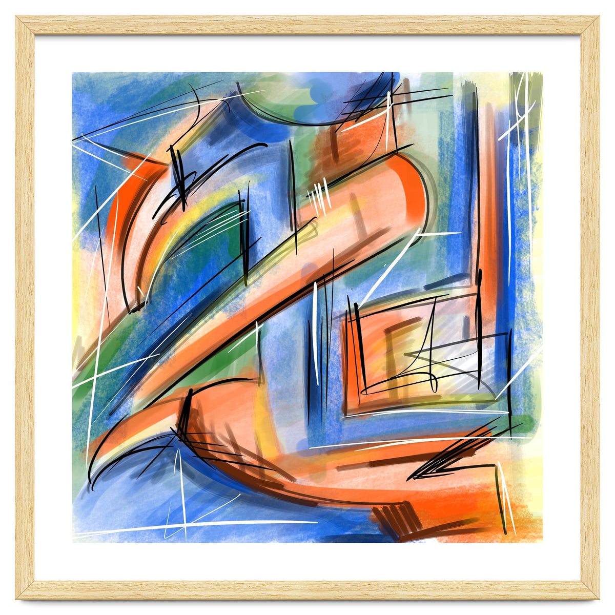 Emersions In Blue And Orange