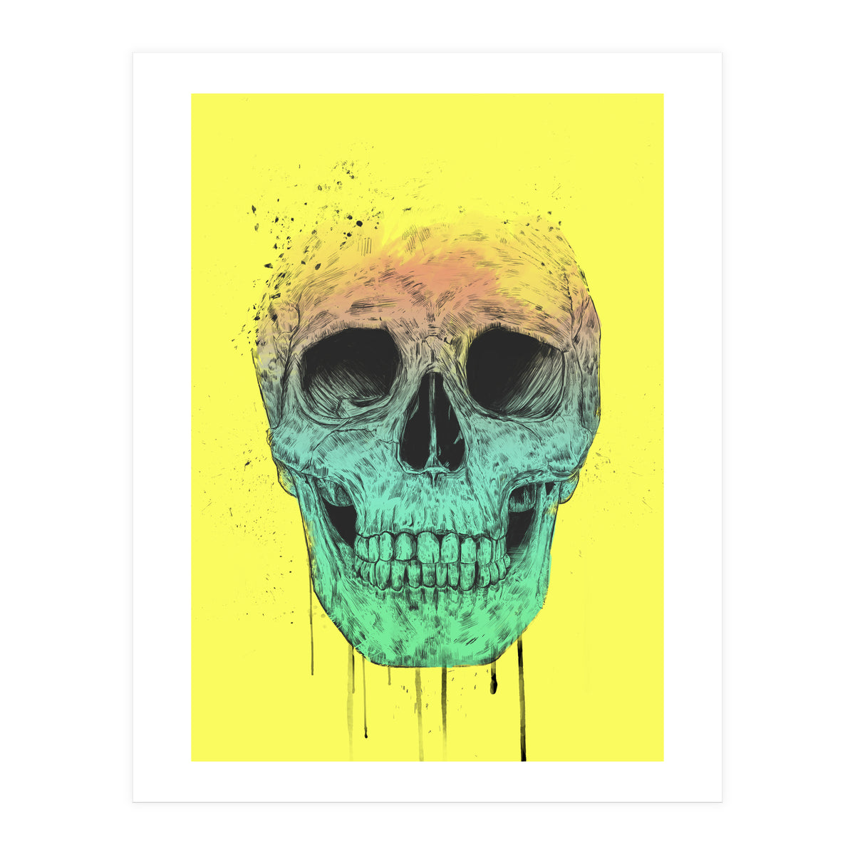 Pop Art Skull (Print Only)