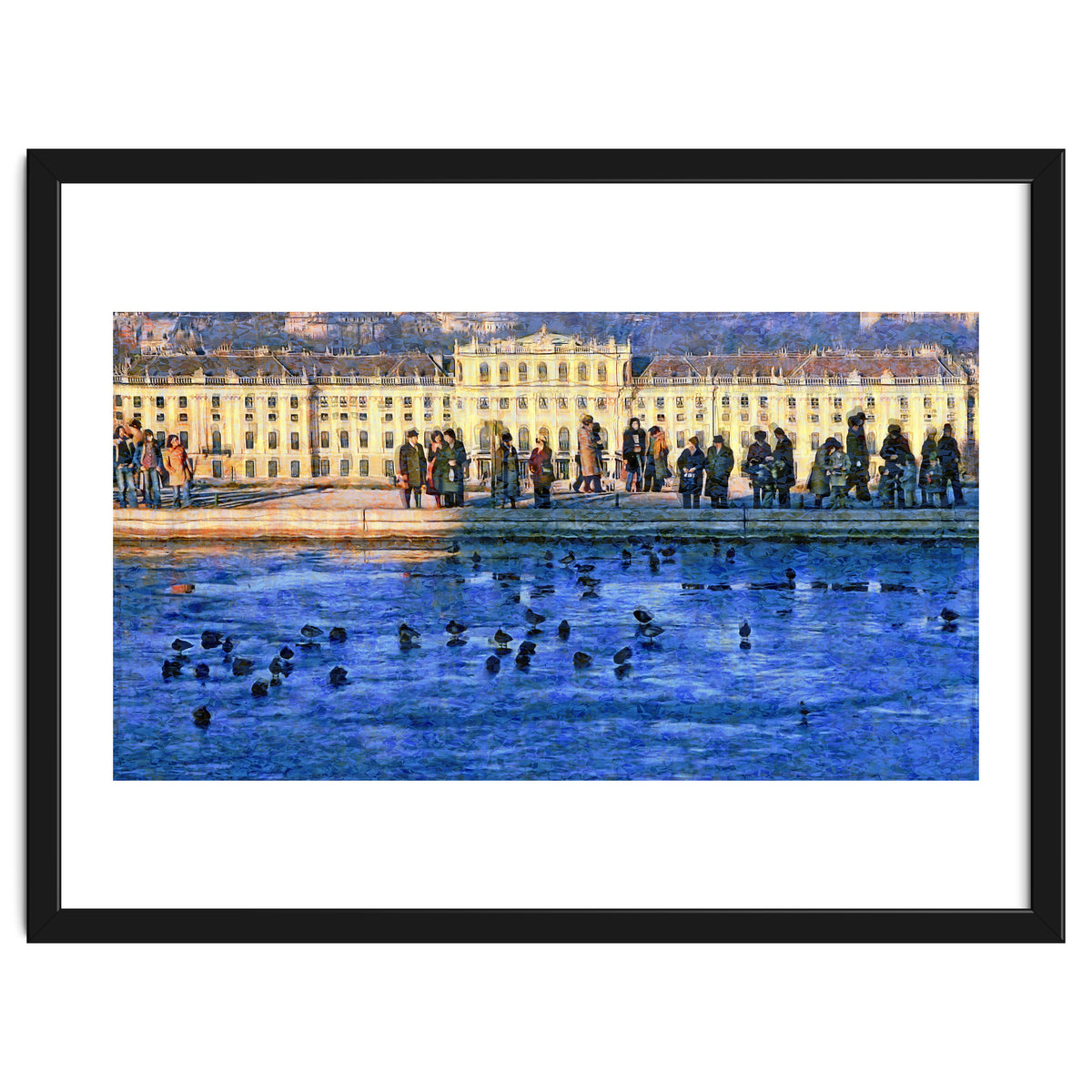 Winter's day at Schoenbrunn