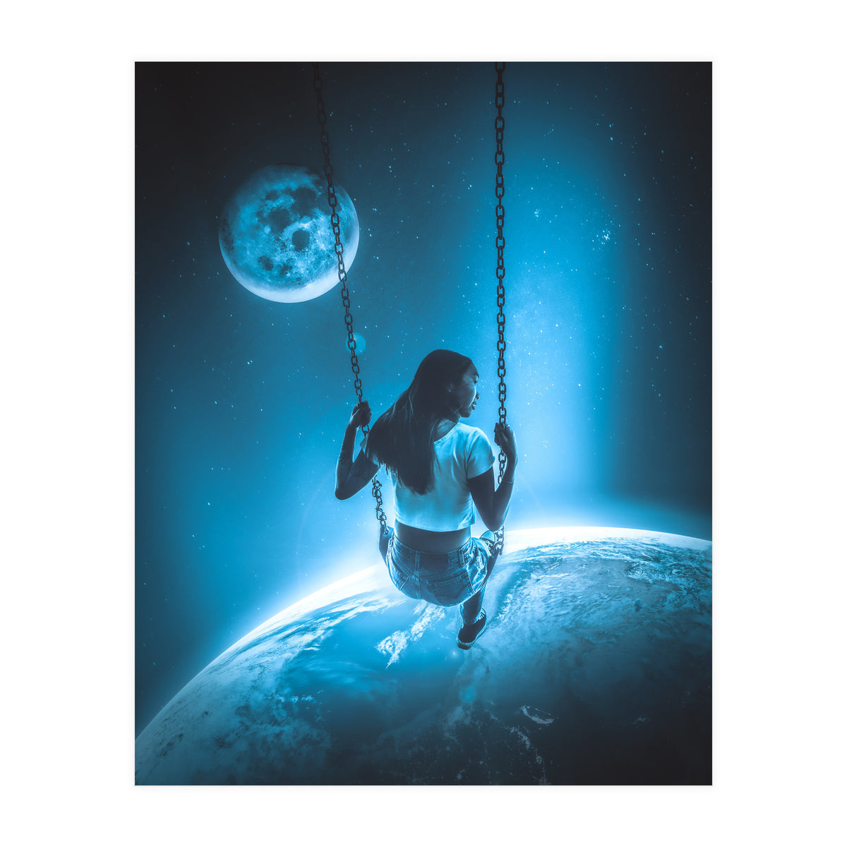 To the moon (Print Only)