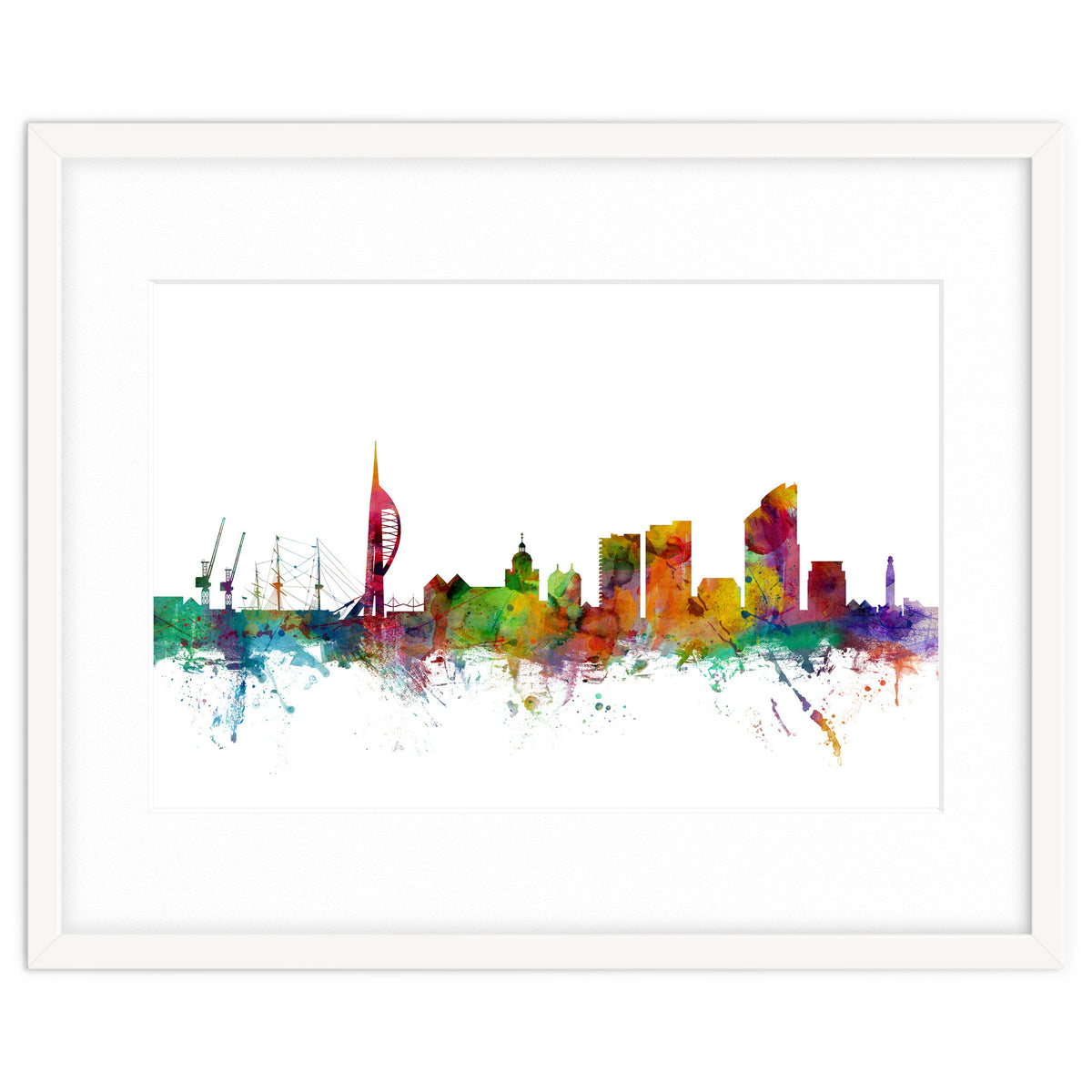 Portsmouth England Skyline