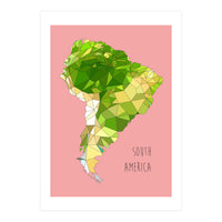 SOUTH AMERICA – Pink (Print Only)