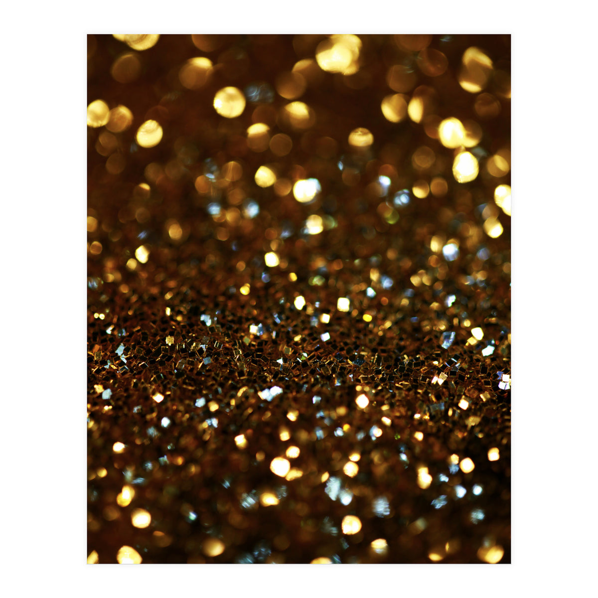 Golden glitter (Print Only)