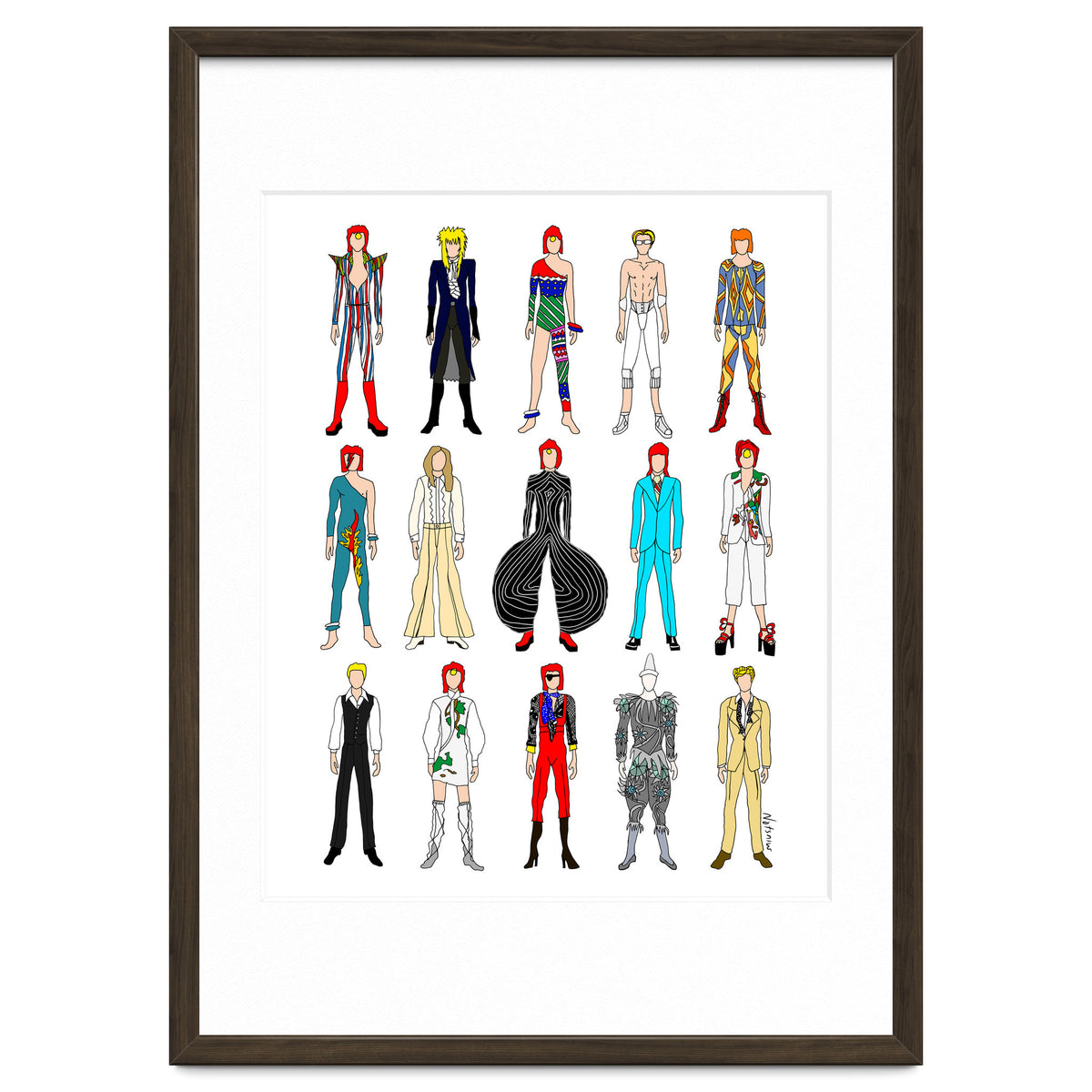 Outfits of Bowie Fashion