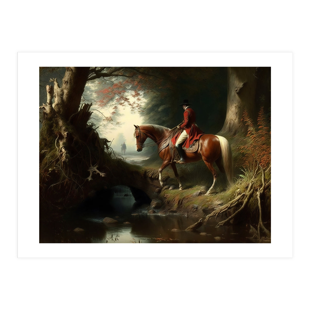 19th Century English Country Scene (Print Only)