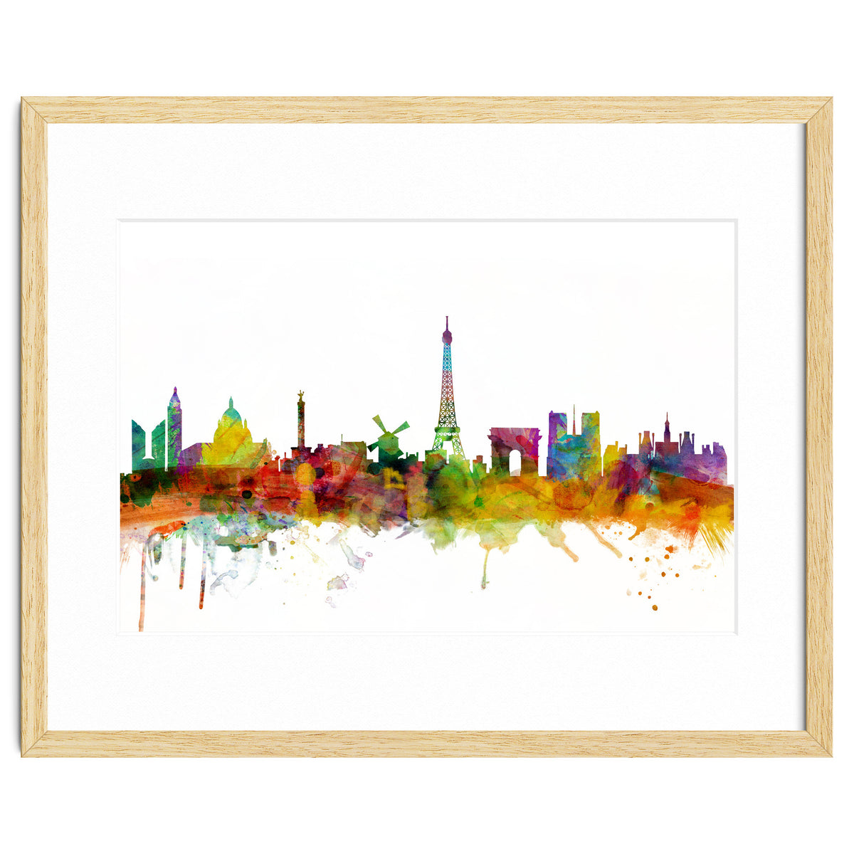 Paris France Skyline