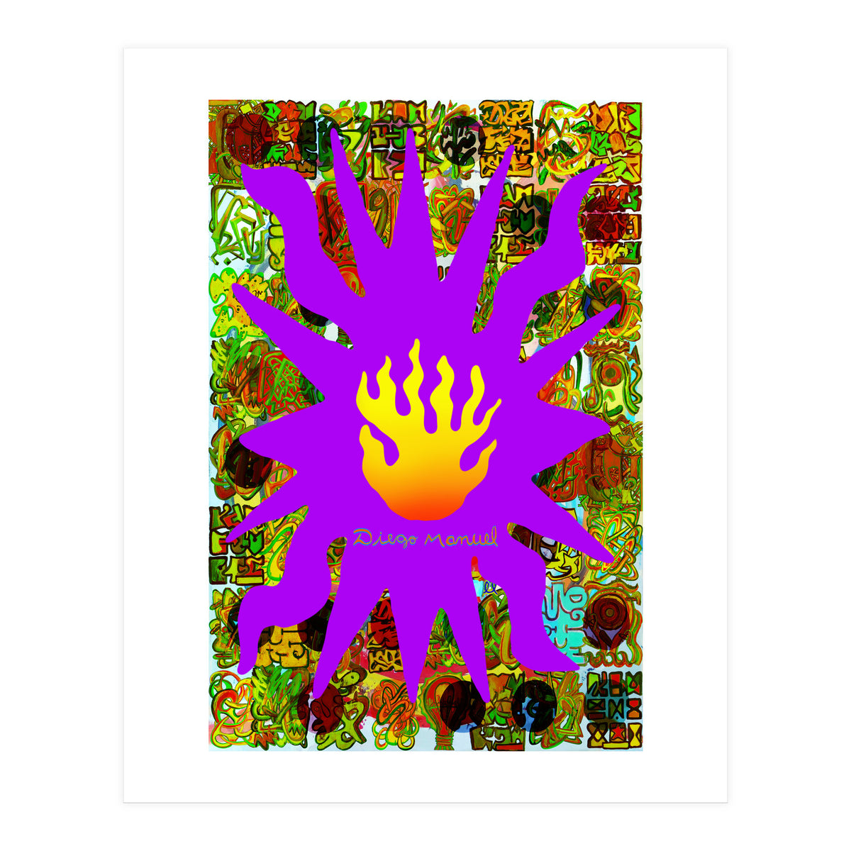 Fuego Y Graffiti 56 (Print Only)