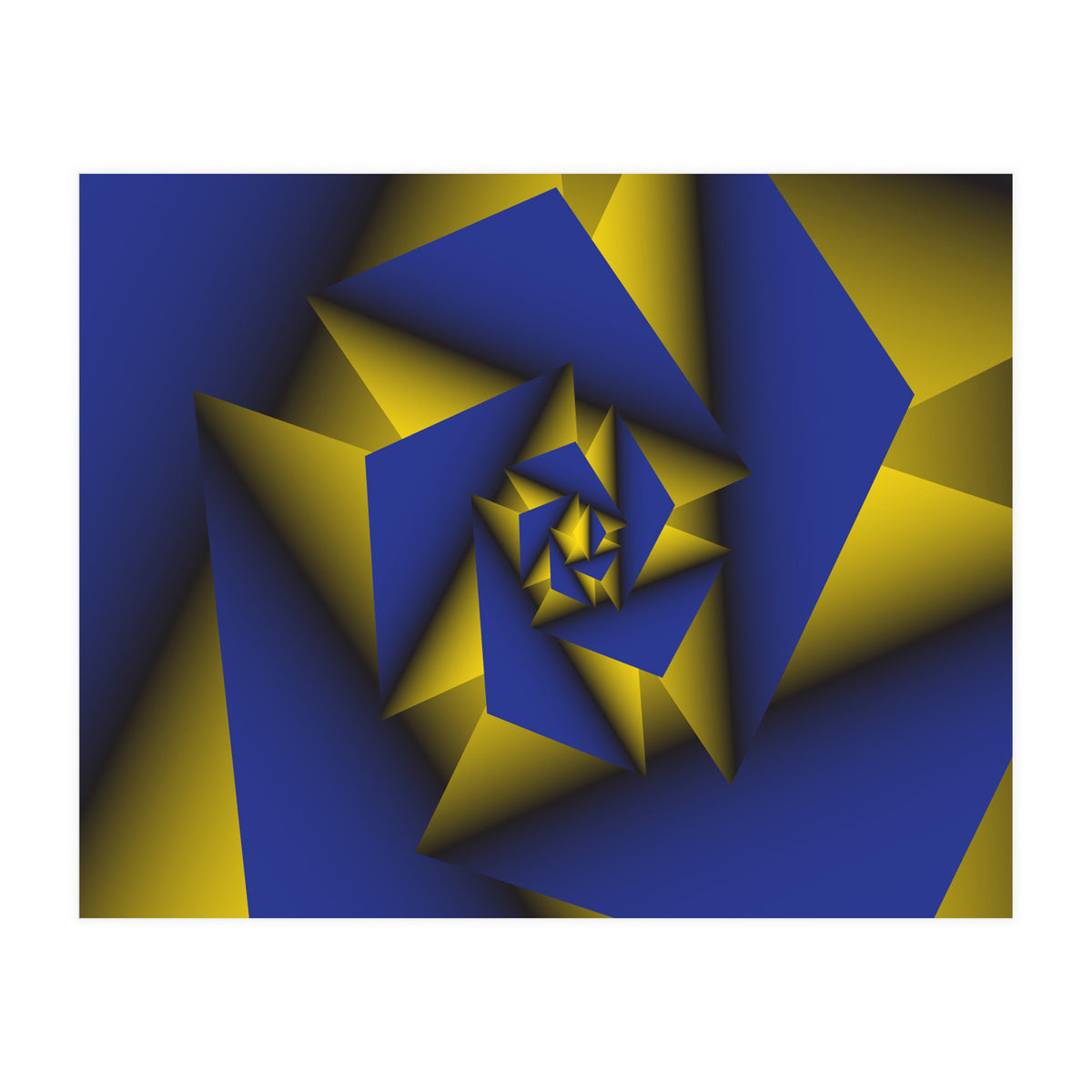 Blue Tech Spiral (Print Only)