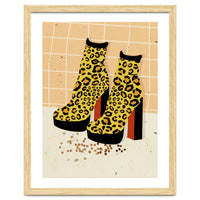 Leopard Disco Platforms