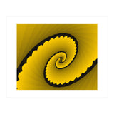 Abstract Floral Yellow (Print Only) thumbnail