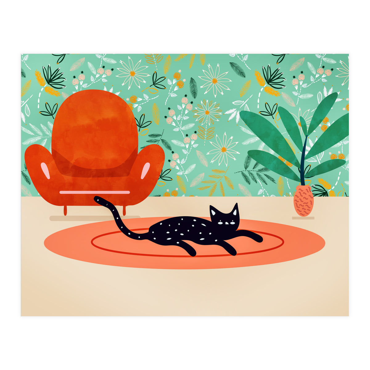 Boho Cat (Print Only)