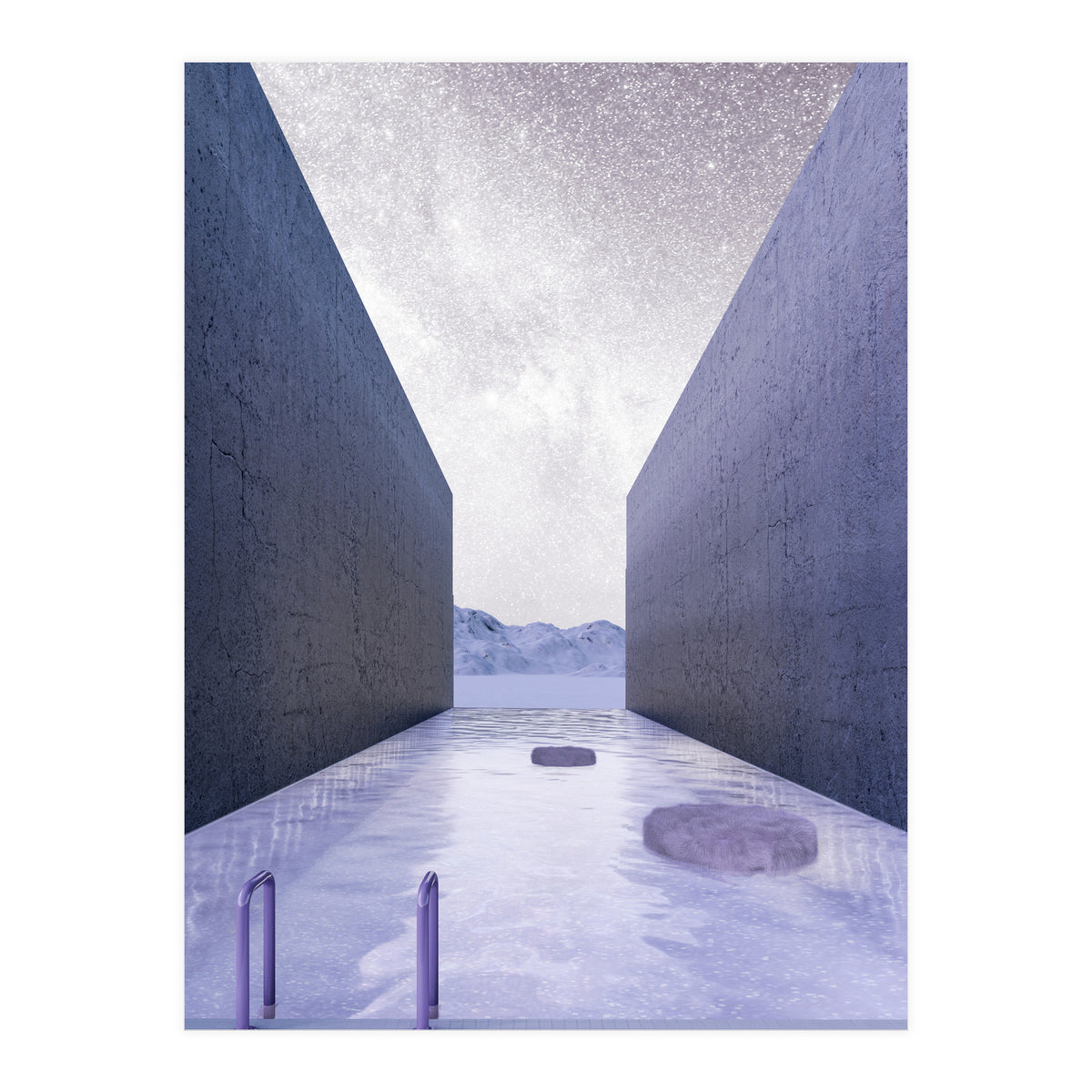 POOL SERIES-PURPLE (Print Only)