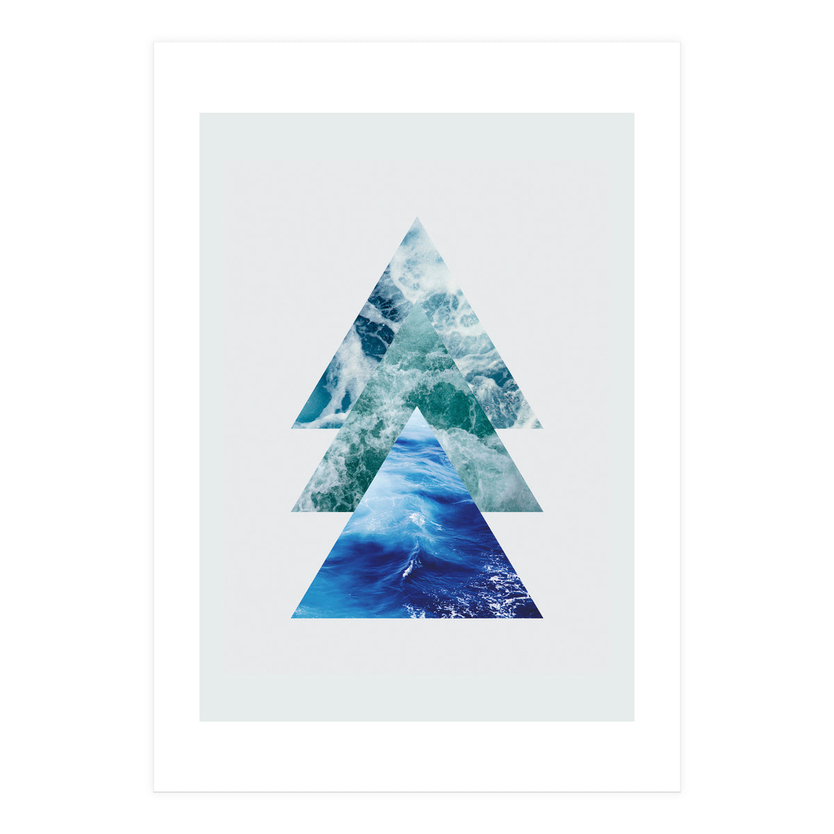 Ocean Triangles (Print Only)