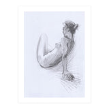 Nude Woman Drawing (Print Only) thumbnail