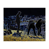 Photographers at the beach (Print Only) thumbnail