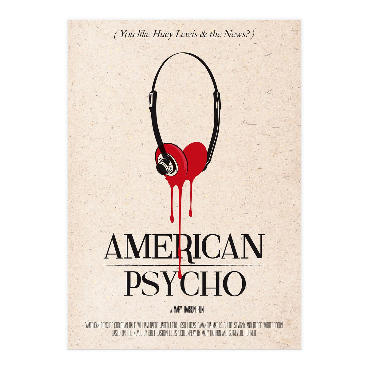 American Psycho movie poster (Print Only)