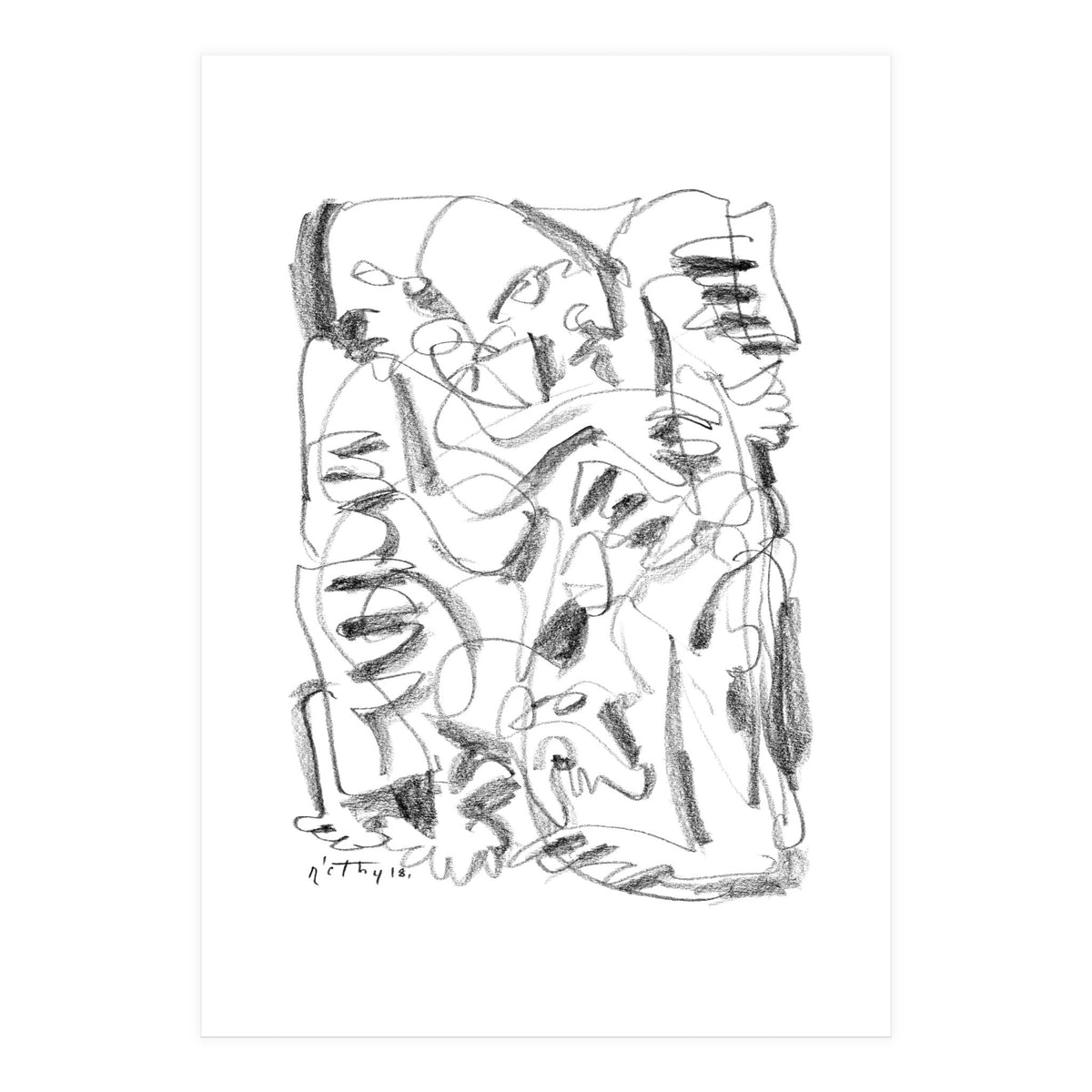 Out of the Shadows - b&w (Print Only)