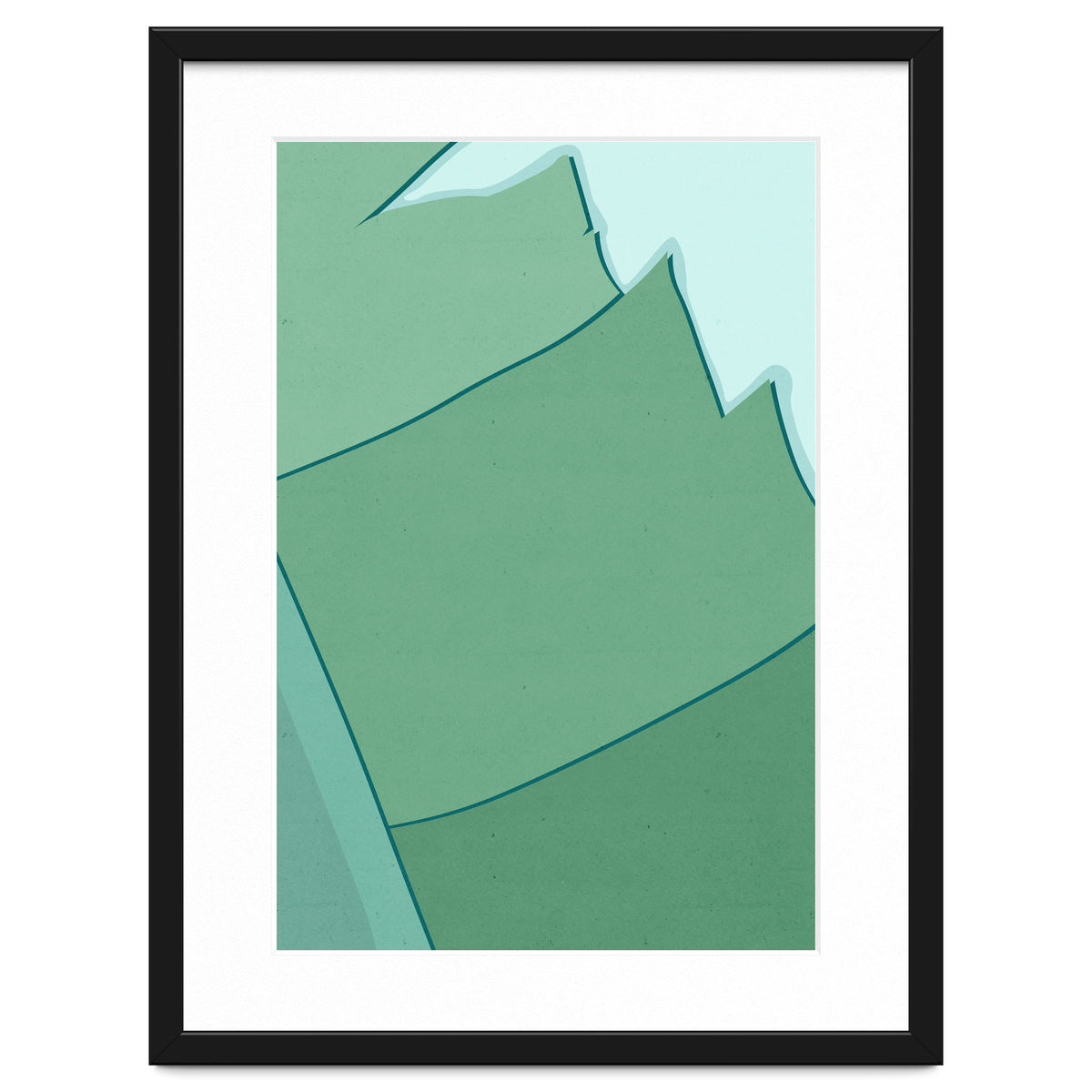 Abstract Banana Leaves Three - Greener Eden