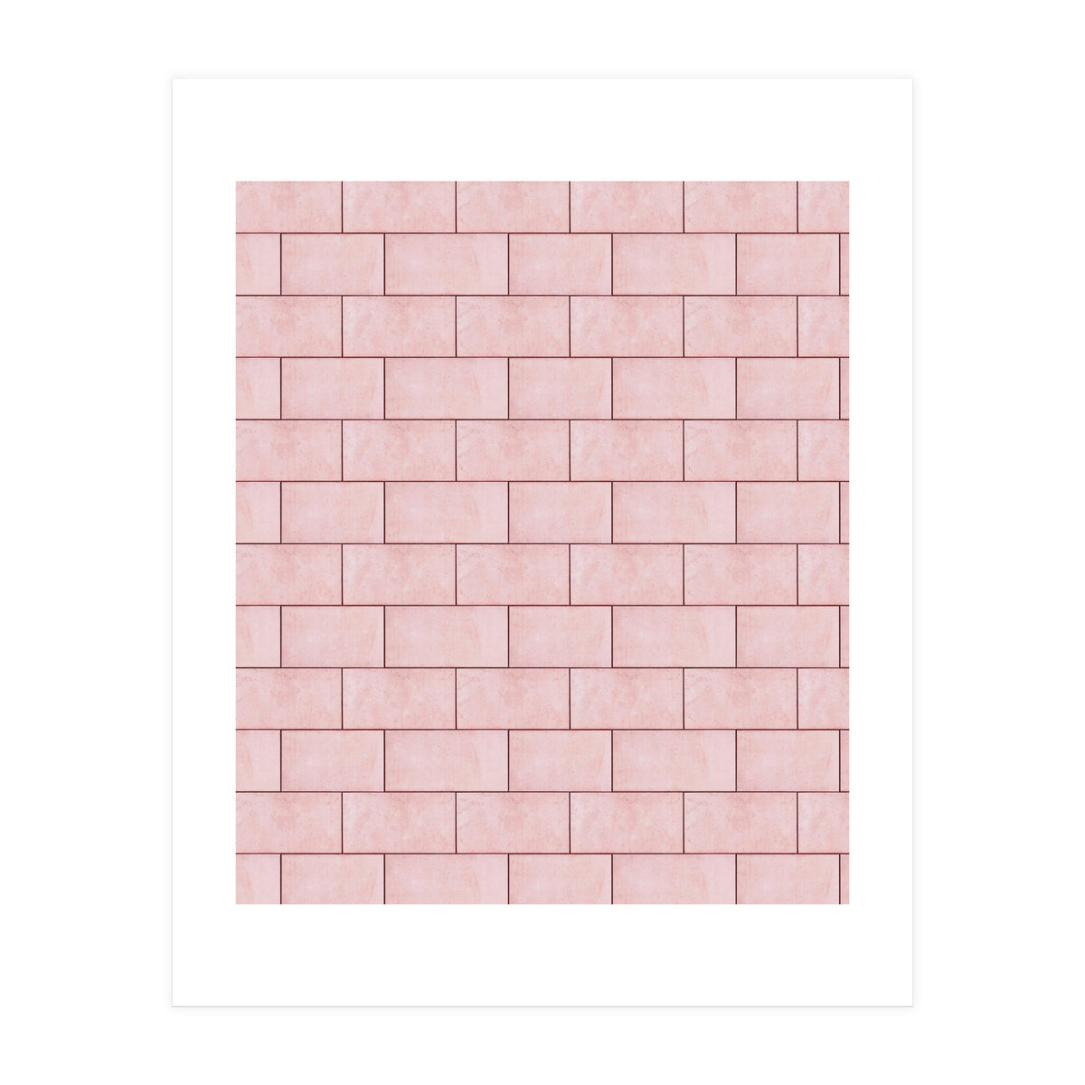 Blush Brick Imperfection (Print Only)