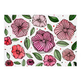 Watercolor And Ink Florals (Print Only) thumbnail