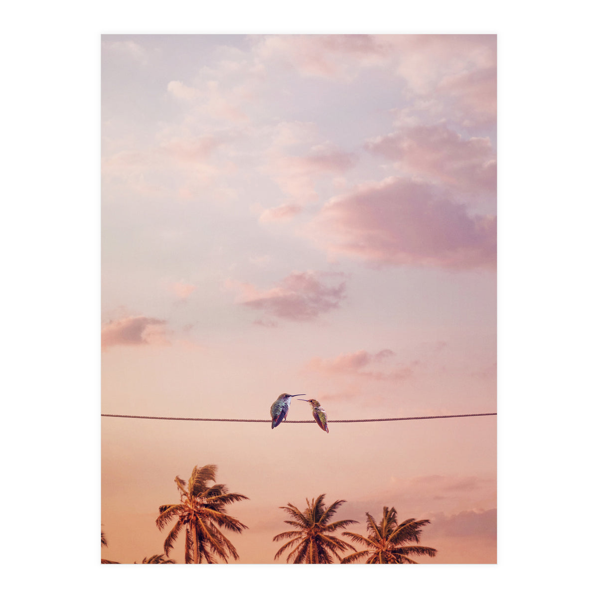 Hummingbirds In Love (Print Only)