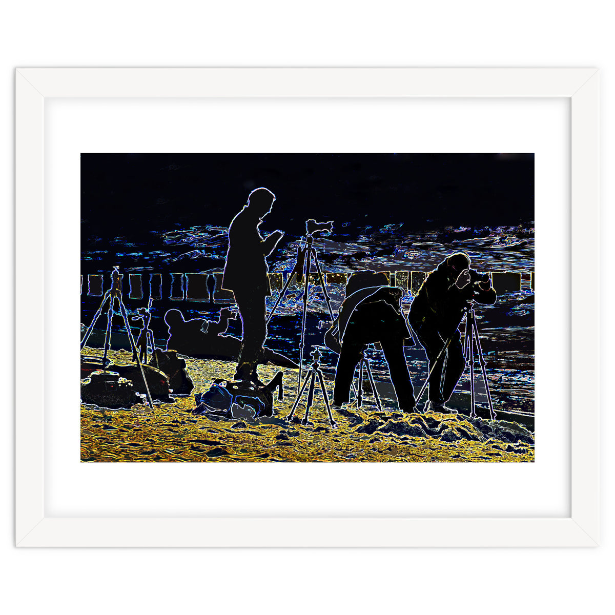 Photographers at the beach