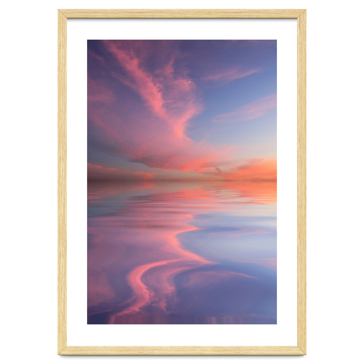 Pink and Blue Sunset