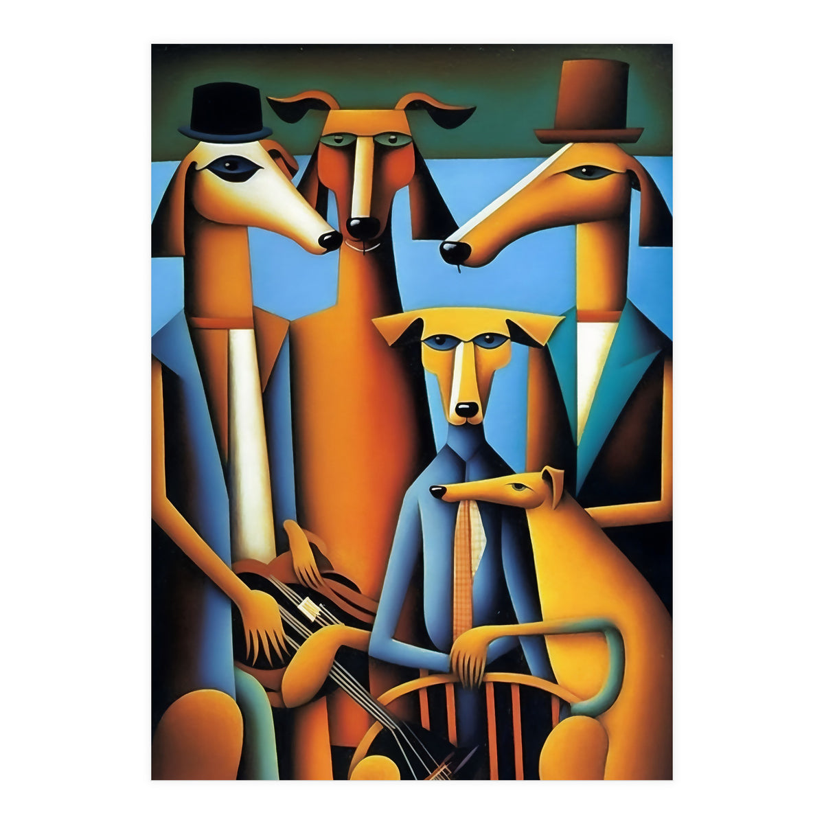 Greyhounds Max (Print Only)