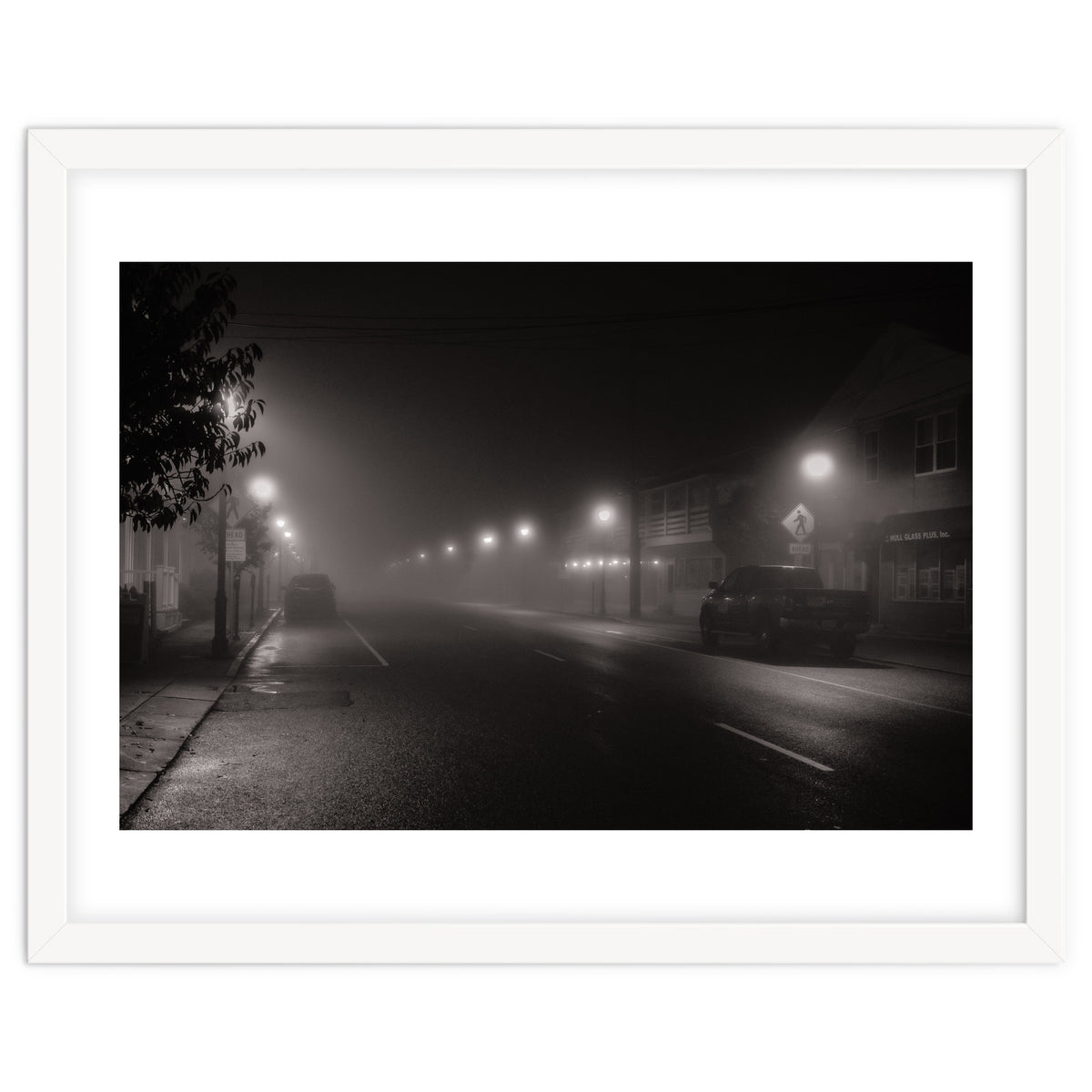 Foggy evening, Hull, Massachusetts