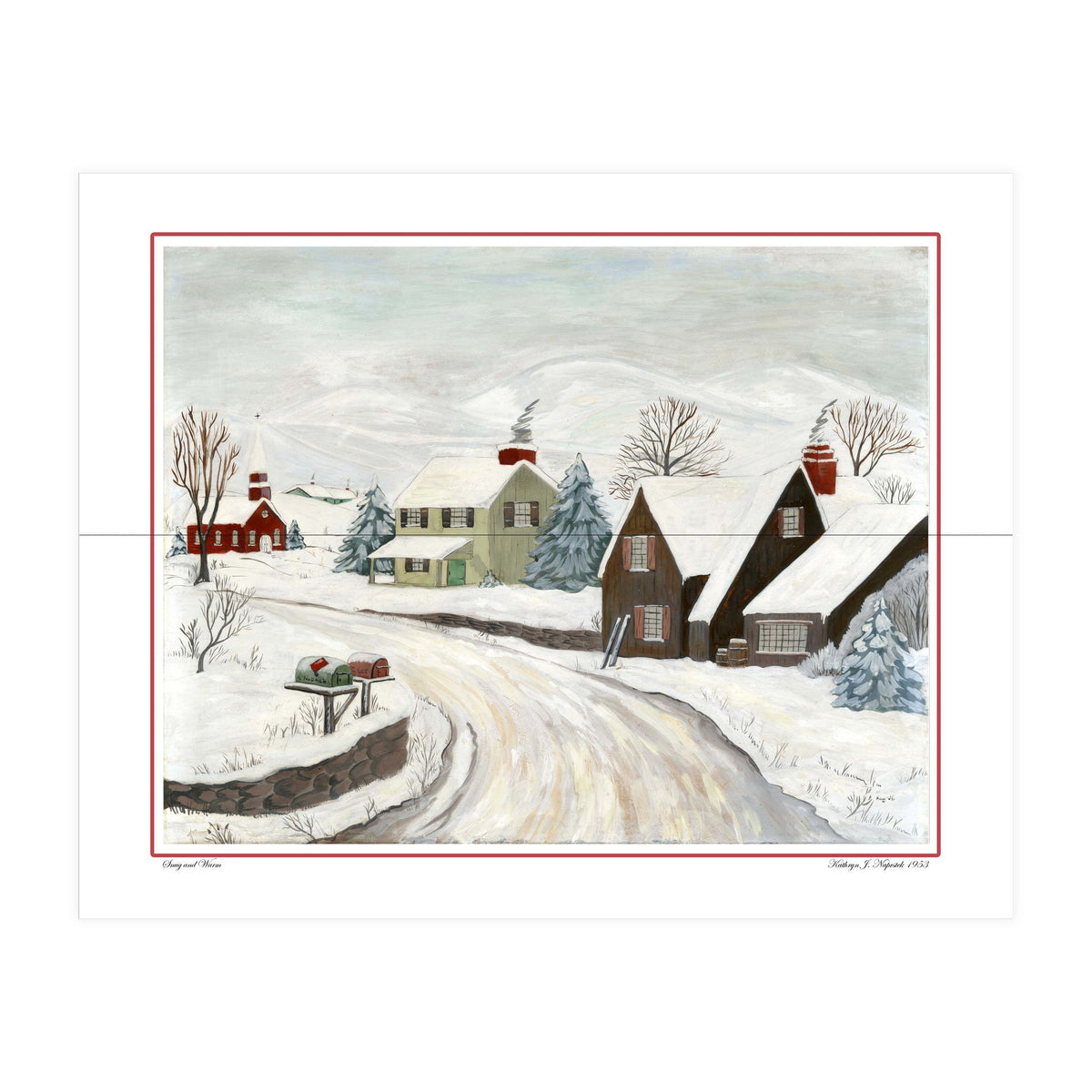 Snug & Warm Watercolor (Print Only)