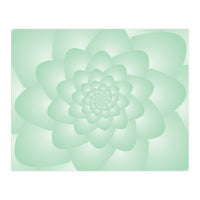 Pastel Colors Flower Pattern Set Green (Print Only)