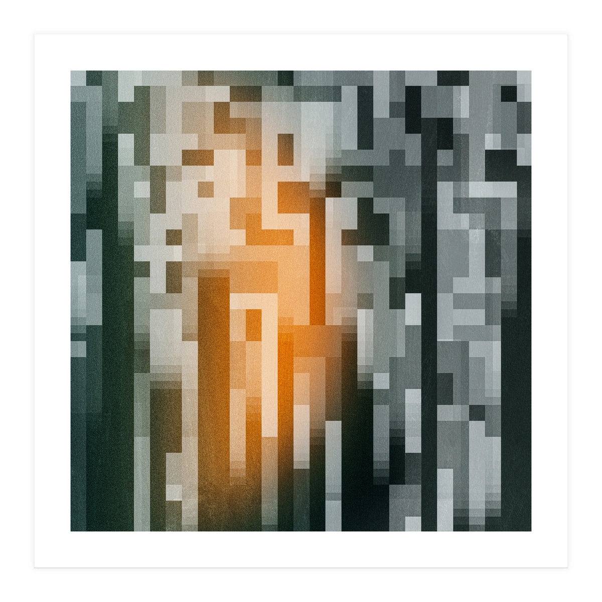 Pixel City #4 (Print Only)