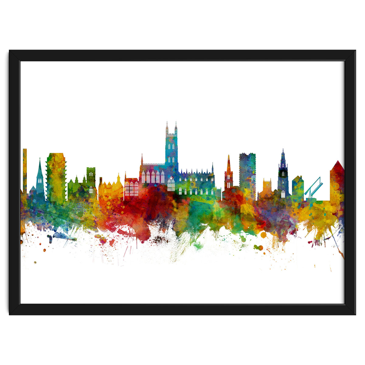 Gloucester England Skyline