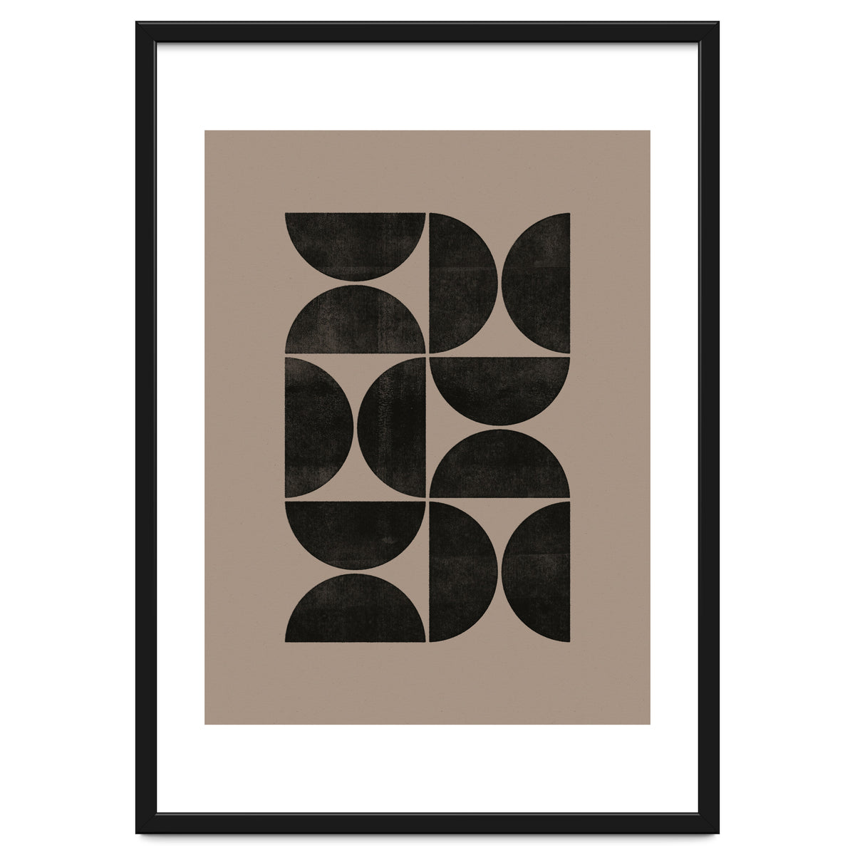 Mid-Century Modern No.24 - Woodblock Print