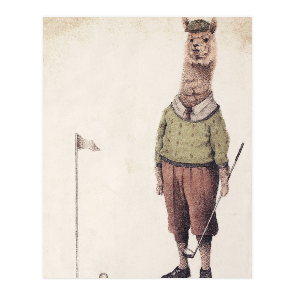 Alpaca Golf Club (Print Only)